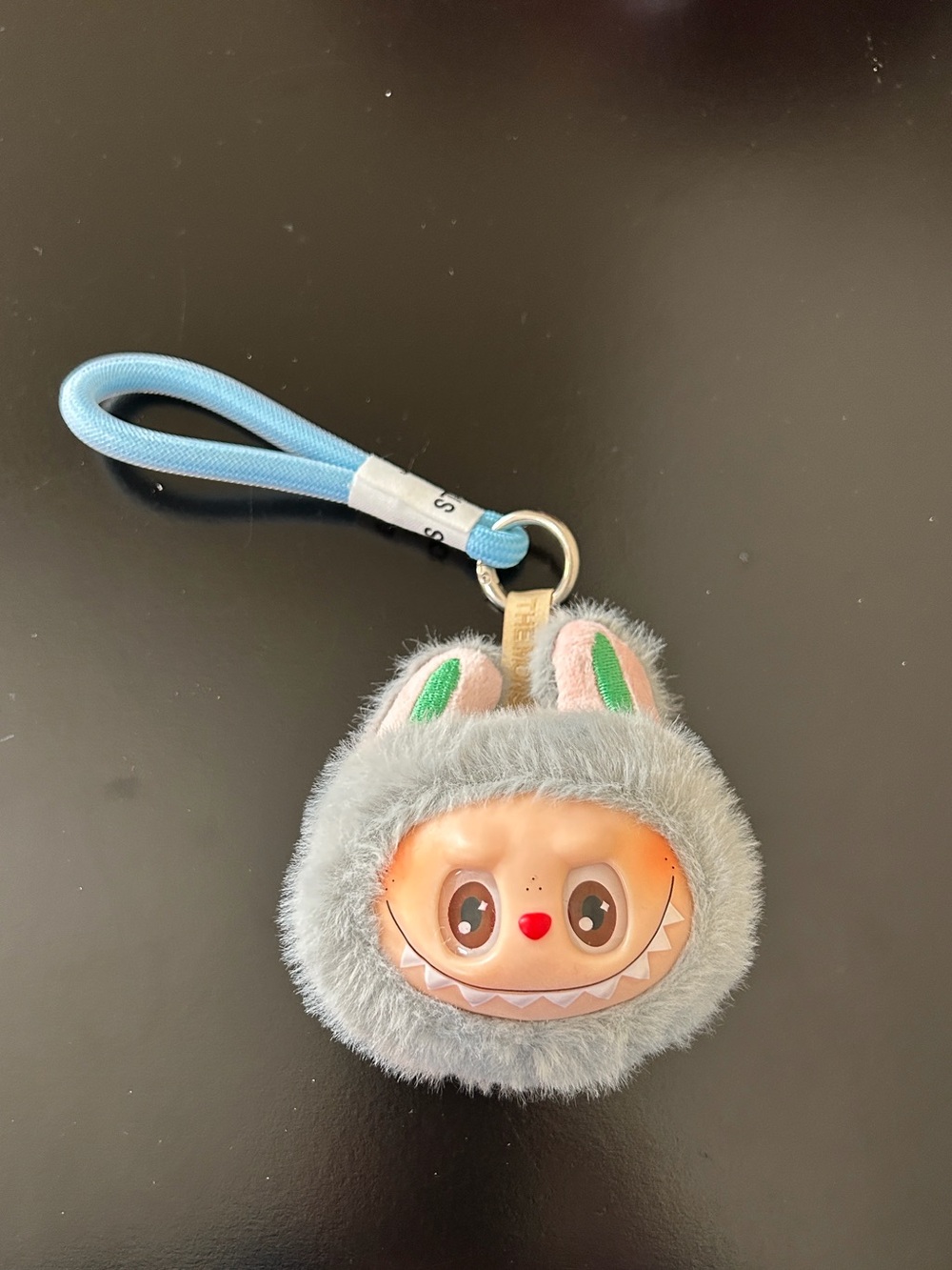 Labubu Little Monster Singing Light Up Bagcharm - Grey